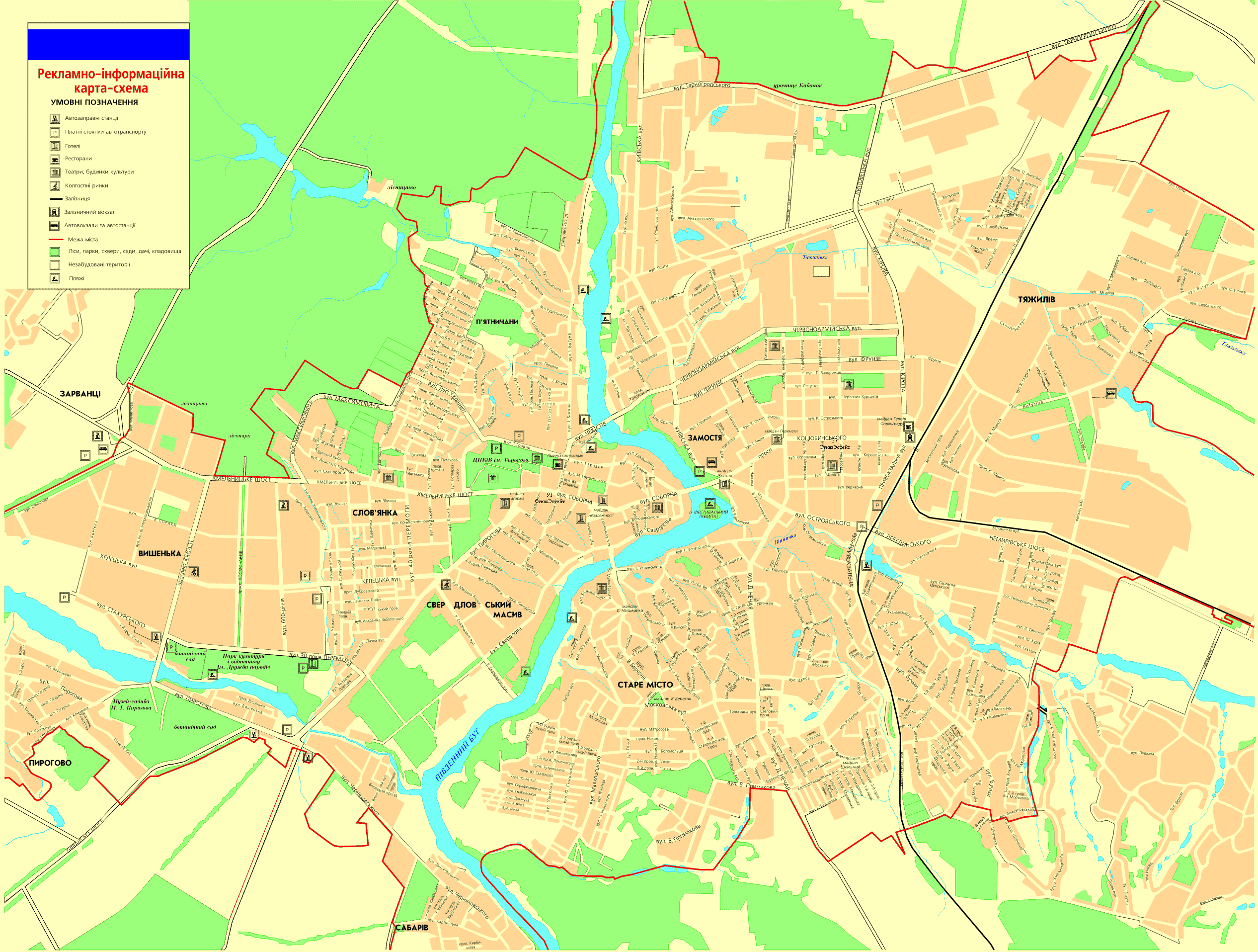 Харьков школы карта. Город Винница на карте.